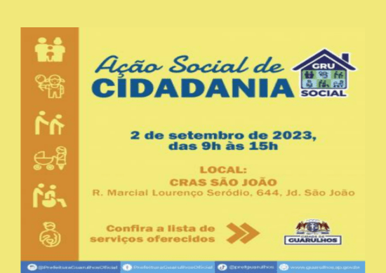 Cras São João recebe ação social com serviços gratuitos no próximo sábado