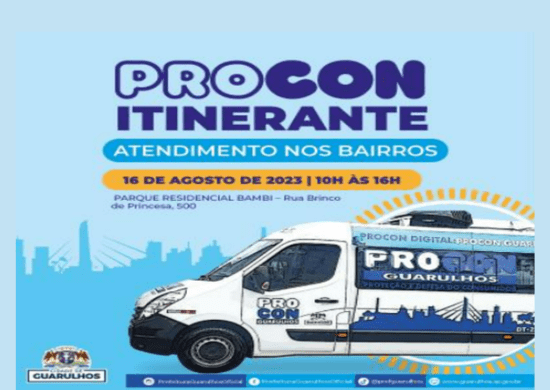 Parque Residencial Bambi recebe o Procon Itinerante nesta quarta-feira