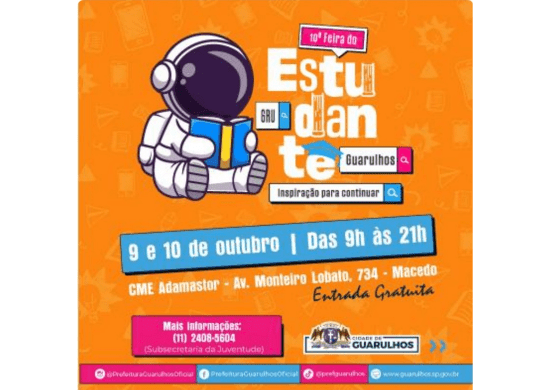 Feira do Estudante de Guarulhos terá mais de 60 estandes e 38 atividades especiais no dia 9