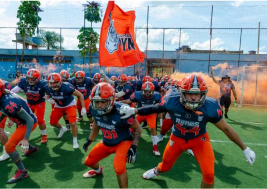 Guarulhos Rhynos busca a reabilitação no Brasileiro de Futebol Americano no dia 24