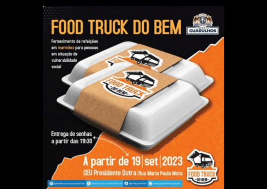 Food Truck do Bem chega ao Jardim Presidente Dutra nesta terça-feira