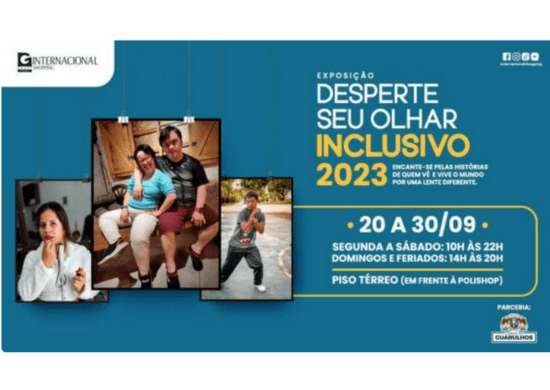 Exposição fotográfica Desperte seu Olhar Inclusivo chega ao Internacional Shopping nesta quarta-feira