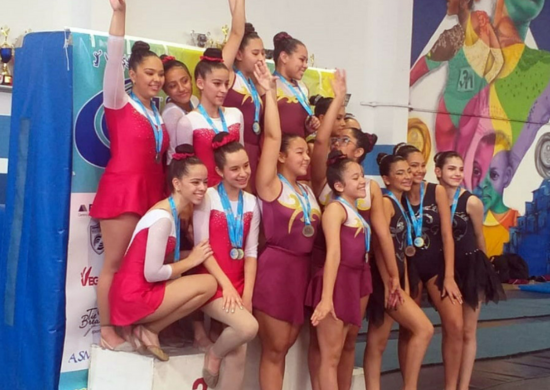 Olimpíada Colegial Guarulhense apresenta as campeãs da ginástica rítmica
