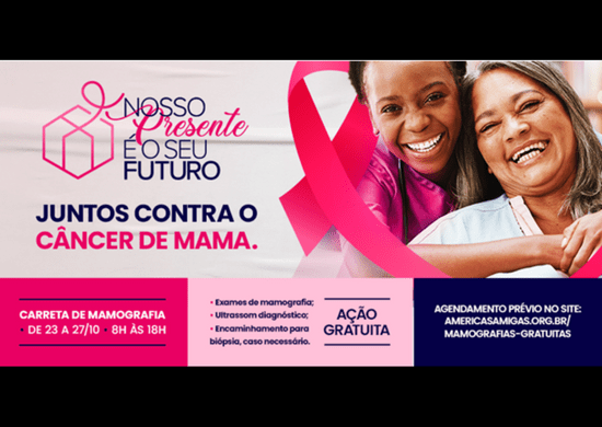 Shopping Bonsucesso recebe carreta da mamografia a partir do dia 23