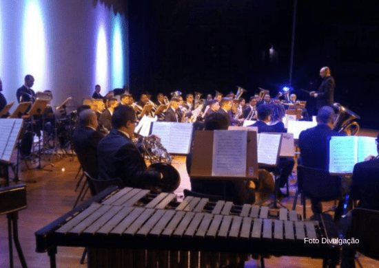 Banda Sinfônica apresenta repertório de grandes compositores no Teatro Padre Bento