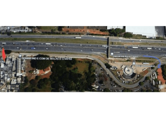 Obras alteram acesso à pista local da Via Dutra na altura do Água Chata a partir de domingo