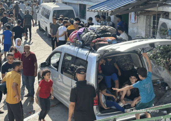 Ordem de Israel para Deslocar 1 Milhão de Civis em Gaza Choca Agência de Refugiados da ONU