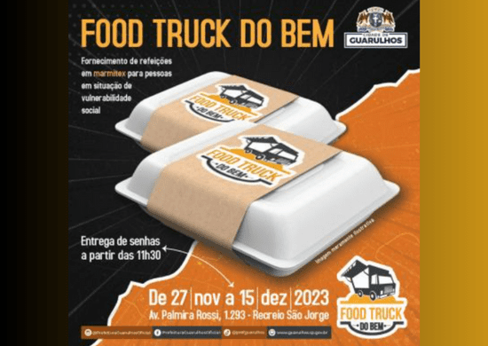 Food Truck do Bem chega ao Recreio São Jorge a partir de segunda-feira