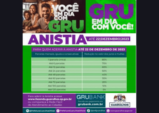 Programa de anistia de juros e multas entra na última fase com até 80% de desconto