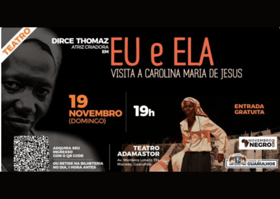 Novembro Negro GRU terá peça teatral no domingo e a Marcha da Consciência Negra na segunda