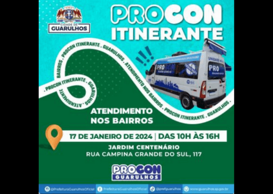 Jardim Centenário receberá atendimento do Procon Itinerante na quarta-feira