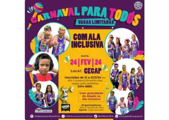Desfile da ala inclusiva do bloco Jacaré de Teta acontece neste sábado às 14h