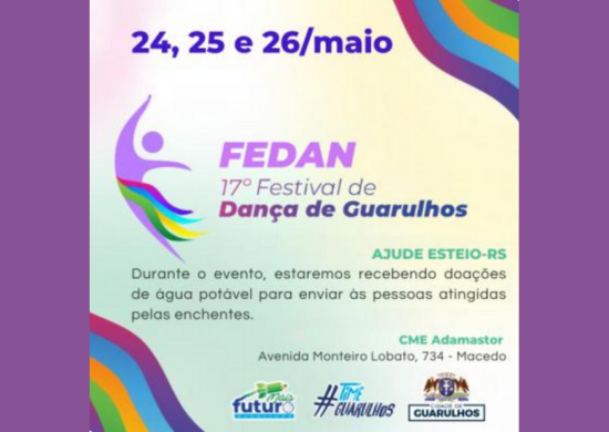 Festival de Dança de Guarulhos começa na sexta-feira no Adamastor