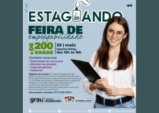 Feira de empregabilidade para jovens acontece nesta quarta-feira em Guarulhos