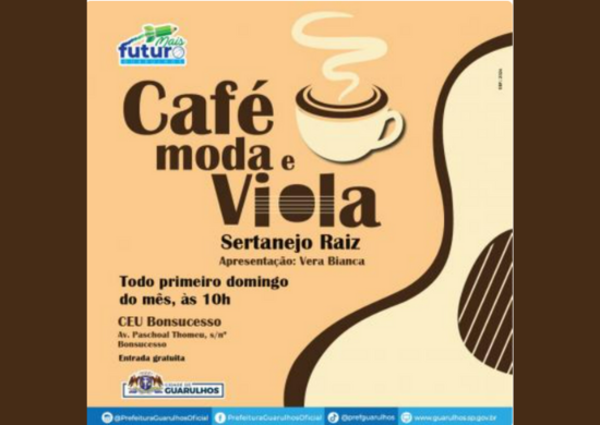 CEU Bonsucesso recebe o Café moda e Viola junino no próximo domingo