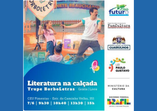 CEU Pimentas recebe projeto de incentivo à leitura infantil na sexta-feira