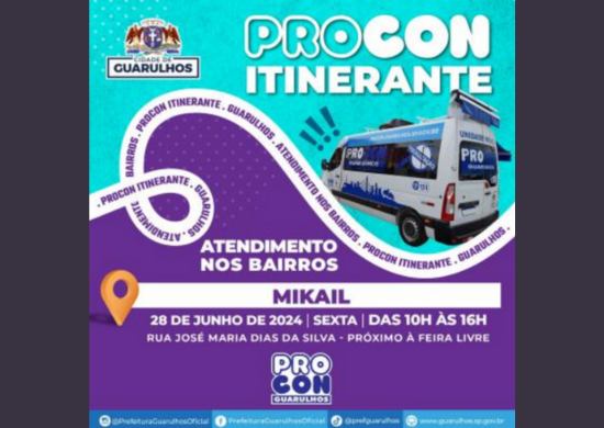 Parque Mikail recebe a unidade móvel do Procon na sexta-feira