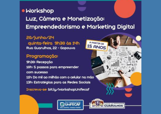 Prefeitura abre inscrições para oficina gratuita de empreendedorismo e marketing digital