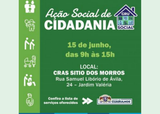 Cras Sítio dos Morros recebe ação social da Prefeitura com serviços gratuitos no dia 15