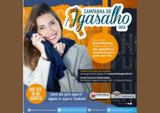 Campanha do Agasalho tem mais de cem pontos de arrecadação em Guarulhos