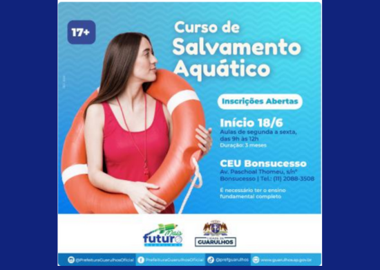 CEU Bonsucesso oferece curso gratuito de salvamento aquático