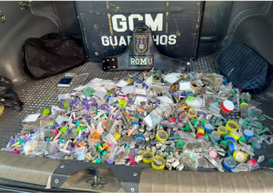 GCM apreende quase 5 kg de entorpecentes e prende um homem por tráfico