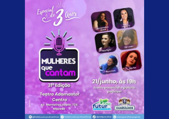 Mulheres que Cantam celebra aniversário em espetáculo no dia 21 de junho