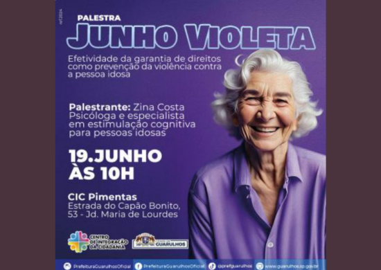 Prefeitura promove palestra sobre prevenção da violência contra idosos nesta quarta-feira