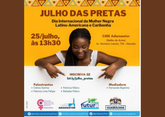 Guarulhos celebrará o Dia Internacional da Mulher Negra, Latino-Americana e Caribenha no Adamastor