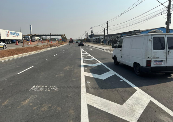 Novas pistas marginais no sentido São Paulo entre os km 205 e 209 estão liberadas ao tráfego