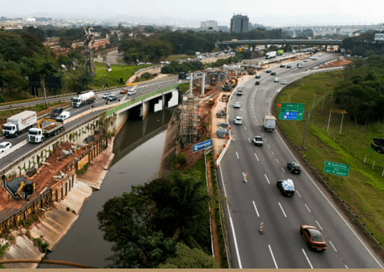 CCR RioSP avança na montagem do novo viaduto de interligação da Via Dutra à Hélio Smidt