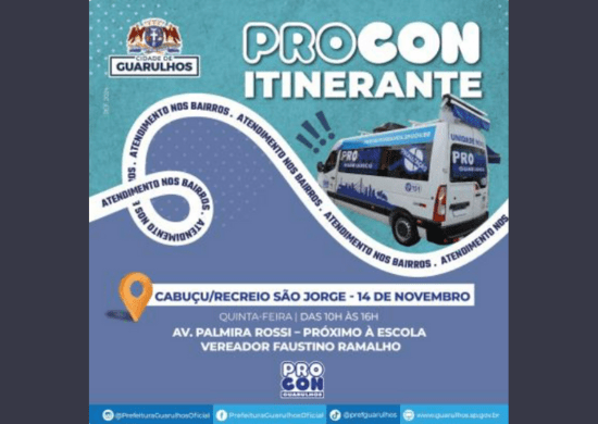 Unidade móvel do Procon atende no Recreio São Jorge nesta quinta-feira