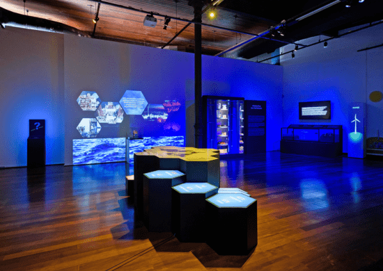 CE Adamastor recebe exposição com reflexão sobre desenvolvimento sustentável