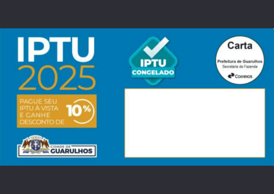 Carnês do IPTU congelado começam a ser entregues em Guarulhos