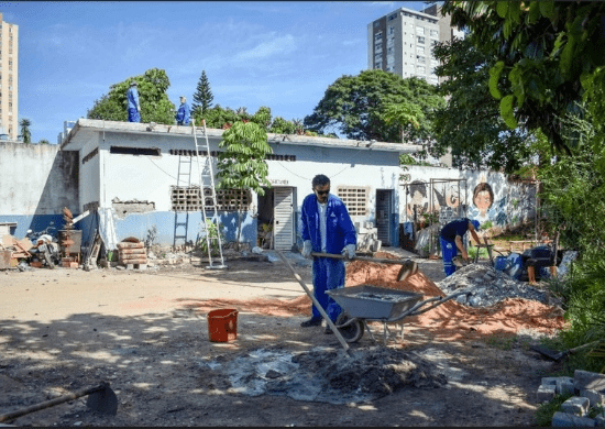 Prefeitura inicia a reforma do ecoponto Joga-Tralha Macedo