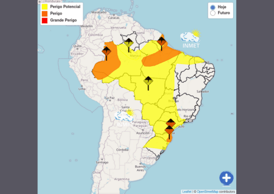 Com altas temperaturas, risco de chuvas fortes permanece em Guarulhos nos próximos dias