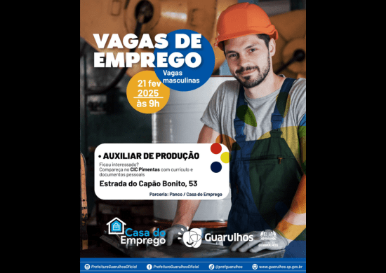 Empresa alimentícia contrata para 30 vagas de auxiliar de produção