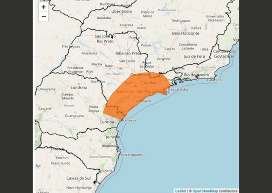 Defesa Civil alerta para chuvas fortes na noite desta quarta-feira