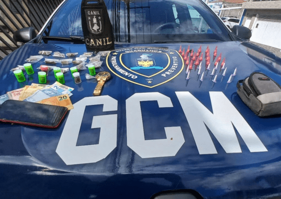 GCM prende dois homens por tráfico de entorpecentes no Jardim Gracinda
