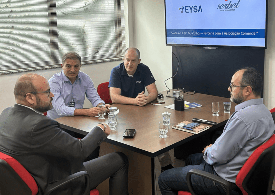 ACE-Guarulhos recebe concessionária e debate sobre benefícios da Zona Azul para comerciantes