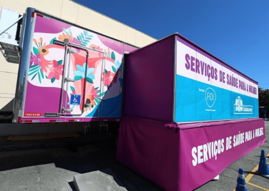 Carreta da Saúde da Mulher chega ao Shopping Bonsucesso para atender população