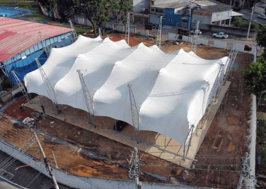 Palácio de Lutas no CSE João do Pulo recebe vistoria técnica