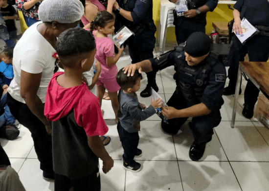 Canil do Policiamento Municipal participa de evento de Páscoa com a comunidade no Parque das Seringueiras