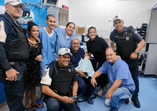 Policiamento Municipal socorre bebê engasgado e auxilia mulher em trabalho de parto em Guarulhos