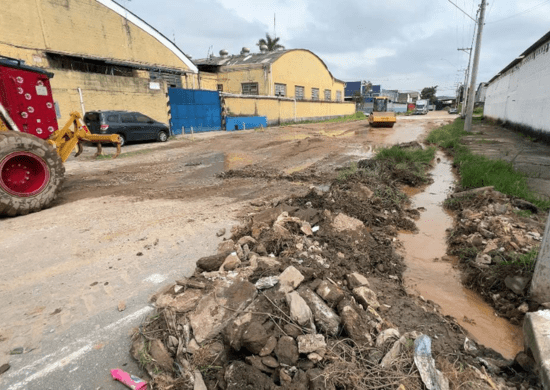 Prefeitura promove manutenção qualificada em rua da Cidade Industrial Satélite