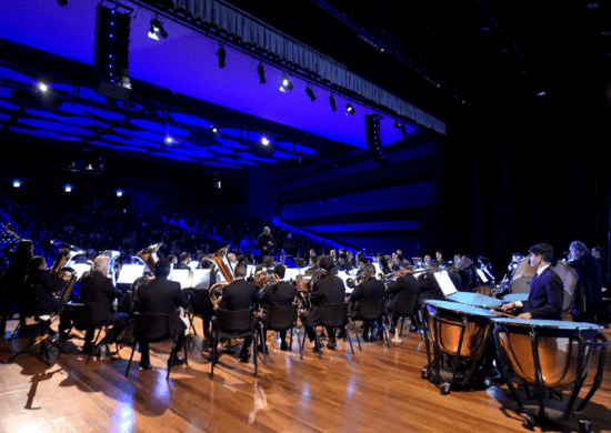 Banda Sinfônica emociona público do Teatro Adamastor com grandes sucessos do cinema