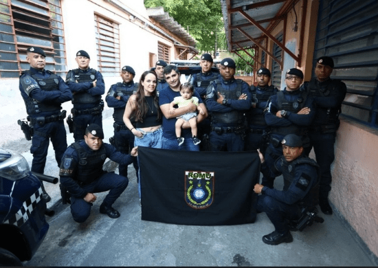 GCM de Guarulhos realiza resgate heroico e salva bebê engasgada