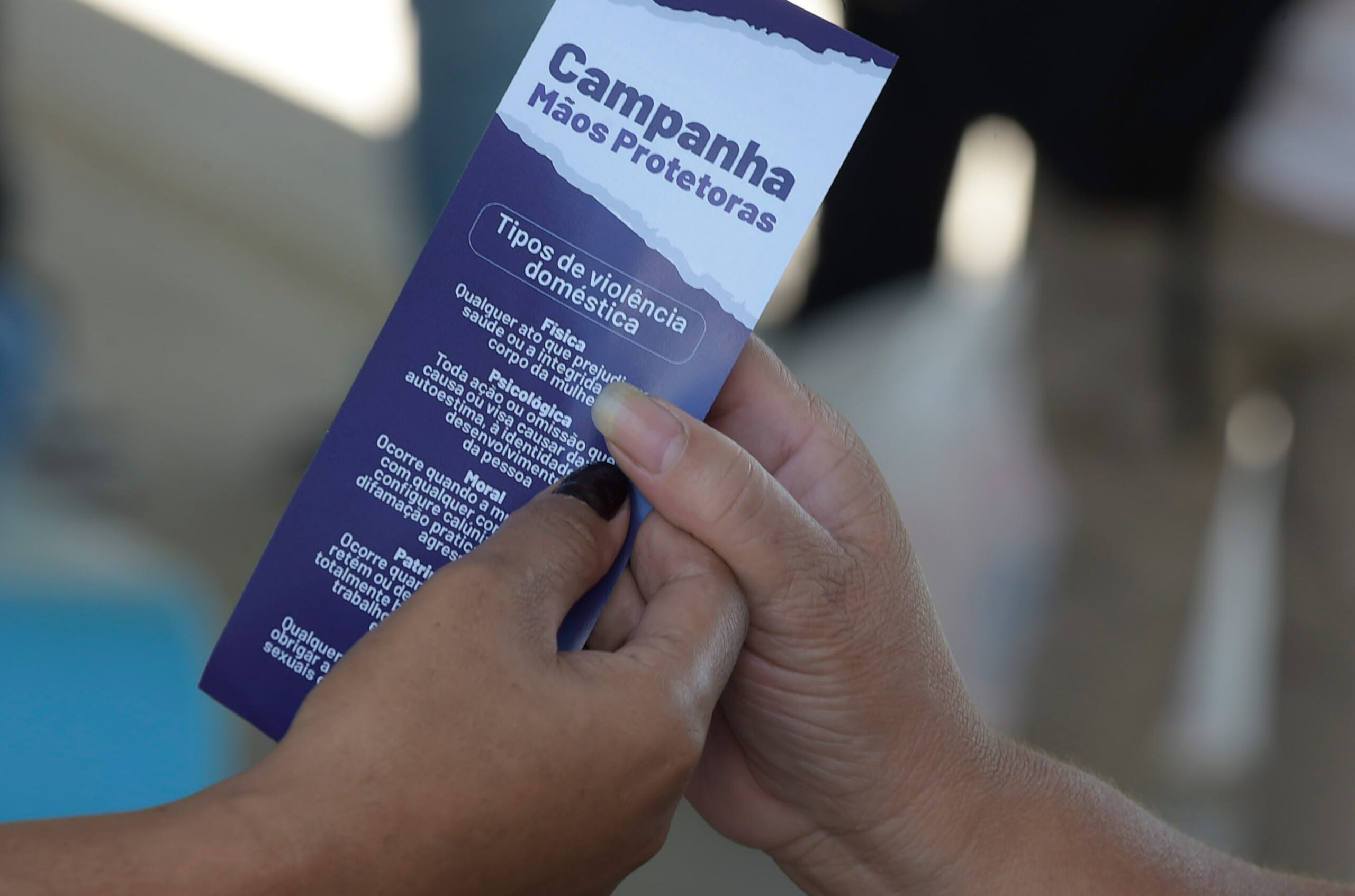 Prefeitura orienta sobre violência doméstica em ação no Taboão