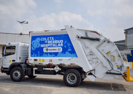 Novo caminhão de coleta de resíduos hospitalares conta com tecnologia inédita em SP
