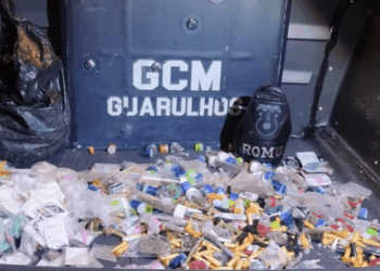 GCM prende dois traficantes com mais de 1.300 porções de drogas no Jardim Toscana